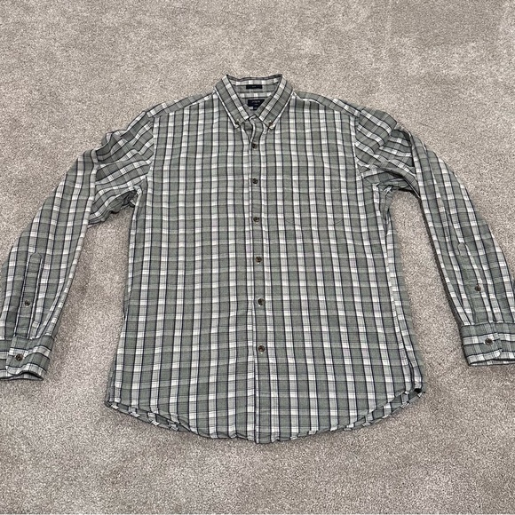 J Crew Men’s Size SLIM Large long sleeve button down shirt - Picture 1 of 2